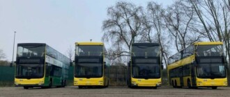 Где в Киеве будут ездить двухэтажные автобусы от Германии