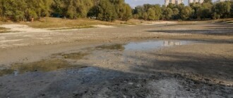 В Киеве полностью высохло озеро Синее