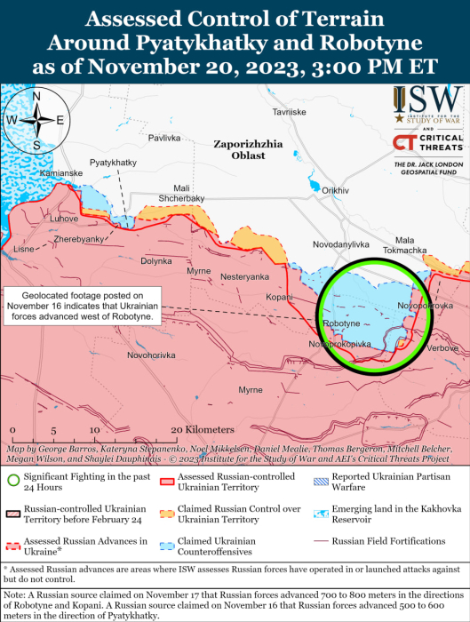 Карта боевых действий в Украине на 21 ноября фото 5 4