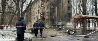 В Киеве от ракетной атаки РФ повреждено общежитие "Укрзалізниці"