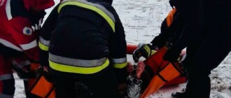 В Киеве мужчина провалился под лед