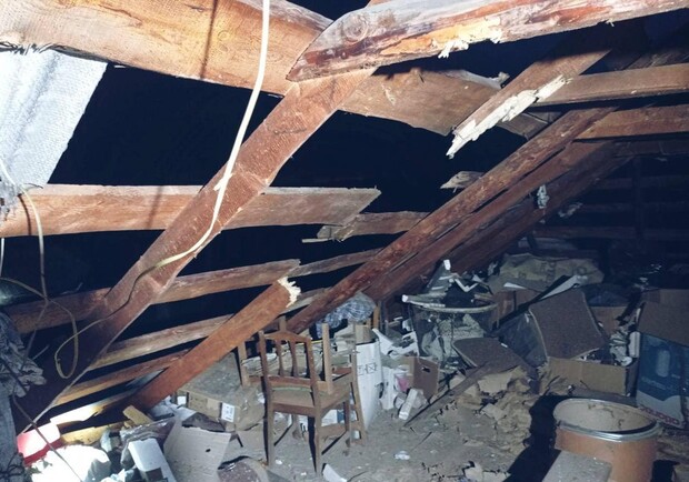 В полиции показали последствия атаки по Киевской области ночью 29 марта.