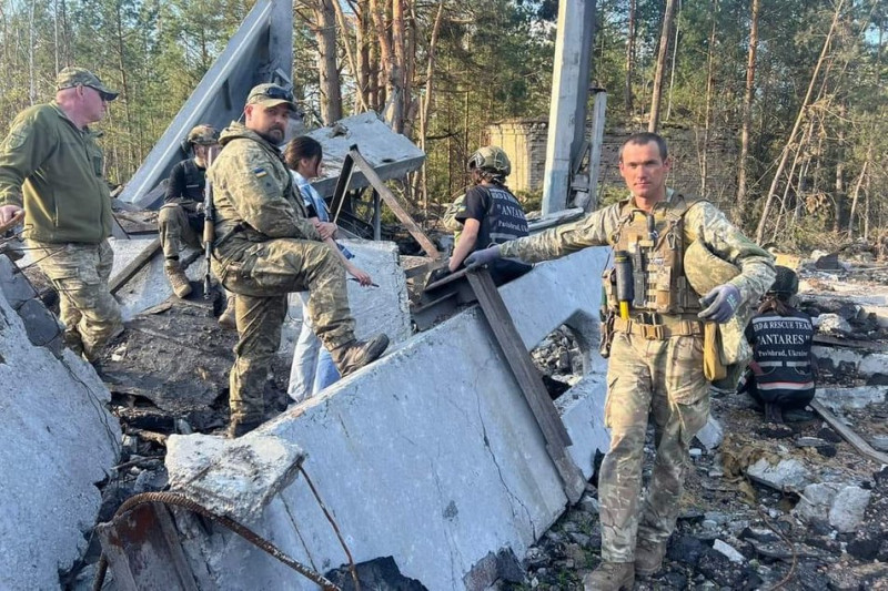 Пошукова група "На щиті" додатково обстежує місця бойових дій на Київщині