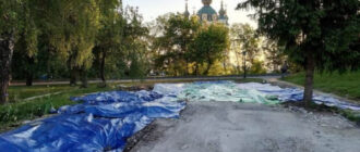 У Києві цієї ночі знесли "храм-МАФ" незаконно побудований у буферній зоні ЮНЕСКО