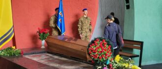 Загинув внаслідок теракту в Оленівці: у Києві попрощалися із військовослужбовцем Сергієм Хаванських