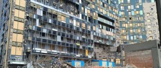 Руйнування на території дитячої лікарні Охматдит оглянули дипломати з Німеччини