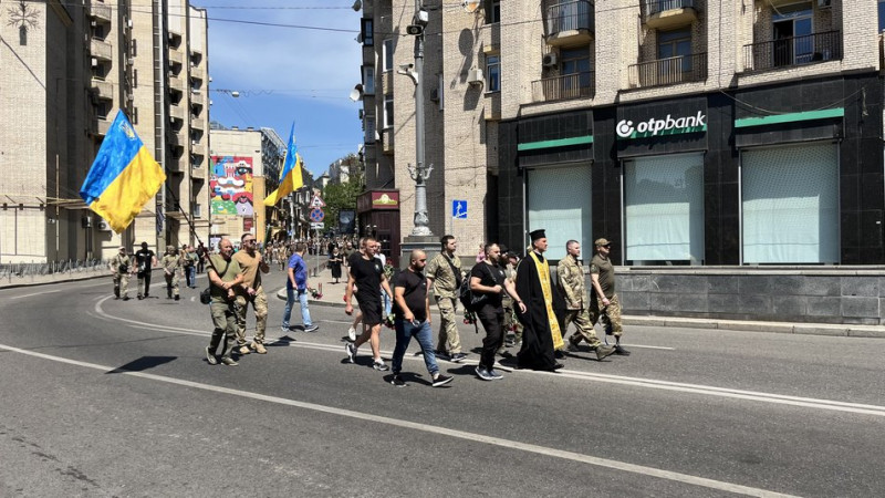 У Києві попрощалися з військовим Володимиром "Ірландцем" Сергієвським