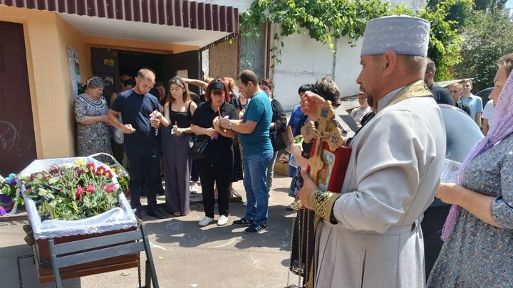 На Київщині попрощалися із Михайлом Терещенком, який загинув внаслідок російської атаки на столицю 8 липня