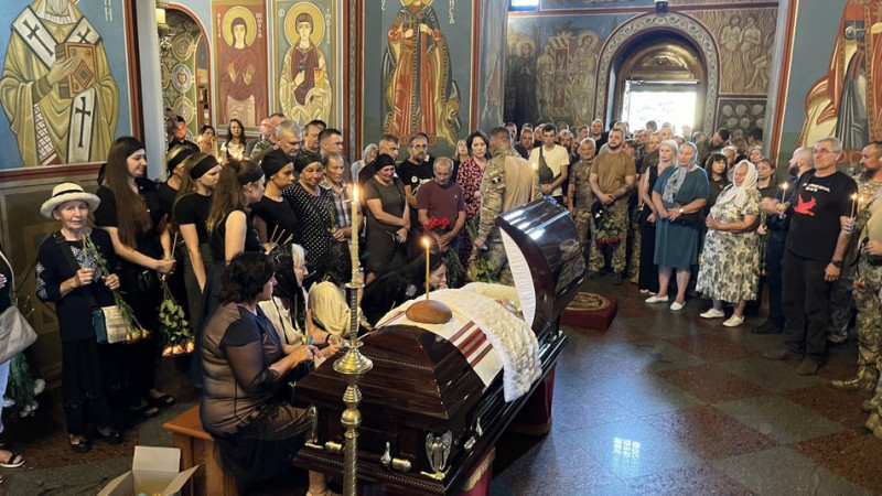 У Києві попрощалися з військовим Володимиром "Ірландцем" Сергієвським