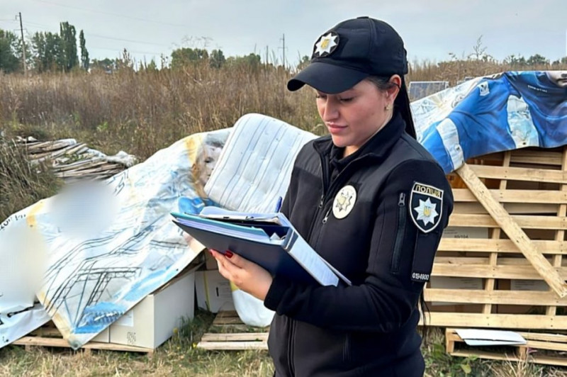 На пустирі в Борисполі знайшли багато пакунків з ліками