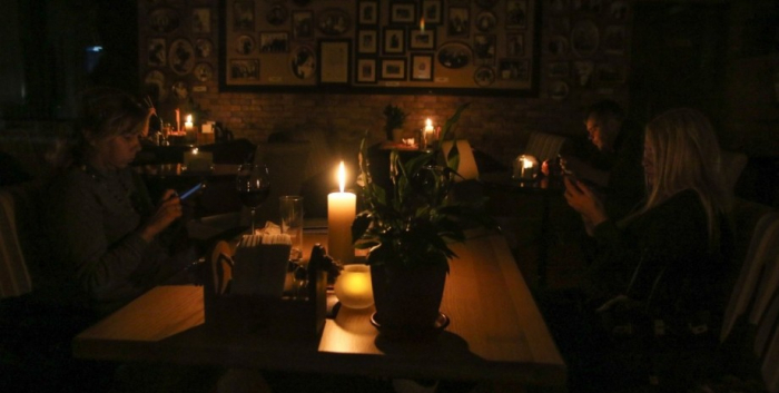 Отключение света, фото