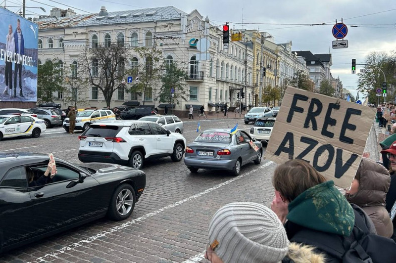 "У них одна мрія — воля": в Києві пройшла акція, присвячена військовополоненим