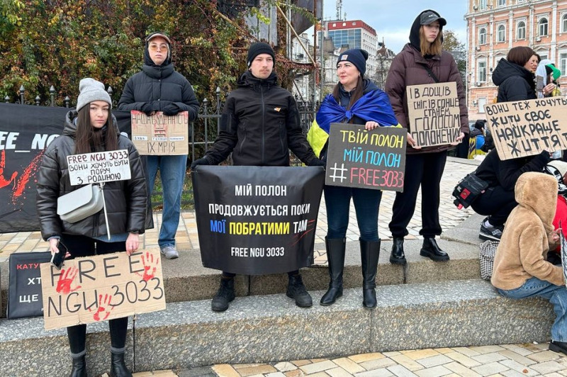 "У них одна мрія — воля": в Києві пройшла акція, присвячена військовополоненим