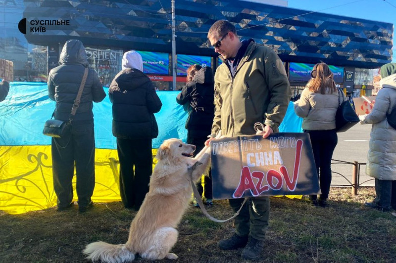 "Не мовчи! Полон вбиває": у Києві провели традиційну акцію в підтримку військовополонених