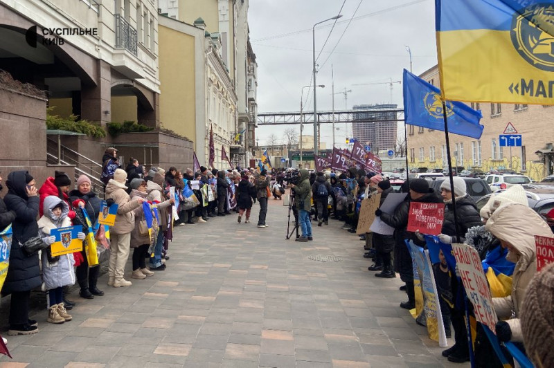 У Києві відбулася акція на підтримку полонених військових десантно-штурмових військ