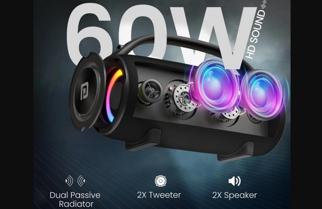 Огляд інноваційної блютуз-колонки Thunder 2.0 TWS від Portronics