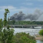 У Гідропарку сталася масштабна пожежа, здійнявся стовп диму