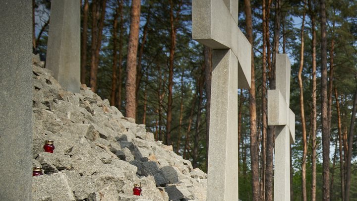 "Він просто зник, коли його забрали НКВДисти": у заповіднику "Биківнянські могили" вшанували жертв політичних репресій