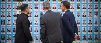 Зеленський влаштував Макрону і Стармеру екскурсію центром Києва