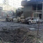 "Ніч була страшна": кияни про наслідки атаки дронів РФ, які поцілили у ТРЦ, будинки. Є поранені, зокрема, діти