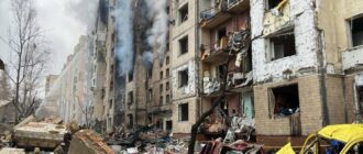 "Він у жахливому стані": на Солом'янці у Києві півтора року триває відновлення будинку, який зруйнувала російська ракета