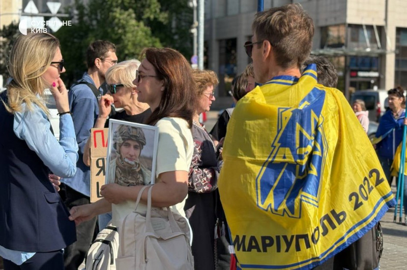 На Майдані Незалежності вшанували пам'ять загиблих морпіхів