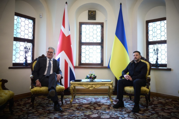 Зеленський влаштував Макрону і Стармеру екскурсію центром Києва