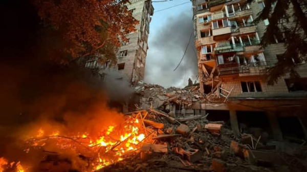 Удар по Києву: є загроза обвалу конструкцій багатоповерхівки – ДСНС