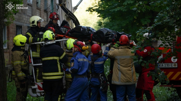 Комбінований удар по Києву: кількість загиблих зросла до 9, серед них дитина
