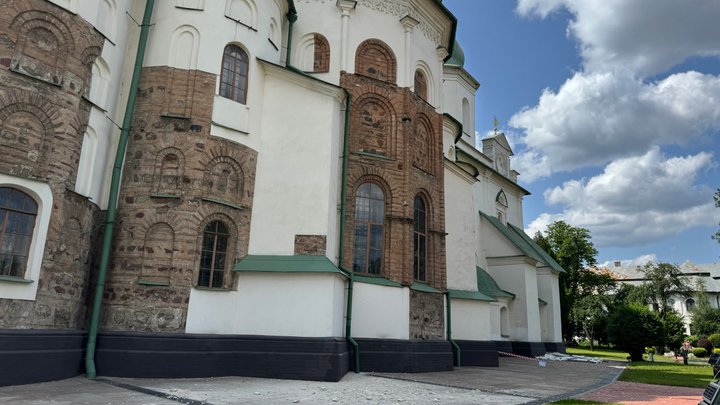 "Представники ЮНЕСКО приїдуть оглянути пам'ятку": очільниця Софійського собору, пошкодженого атакою РФ