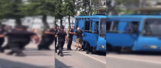 В Киеве произошли столкновения между полицейскими и активистами, которые хотели сорвать акцию ЛГБТК+