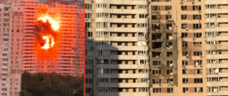 Ночной удар по Киеву: как выглядит квартира, в которую попал БПЛА в Дарницком районе (видео)