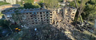 Під’їзд п’ятиповерхівки у Києві 23 червня зруйнувала збита російська ракета – Ігнат