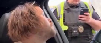 В Киеве водитель укусил полицейского и попал в ТЦК: детали (видео)