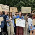 "Не повторіть ганьбу": під парламентом зібралася акція за відновлення незалежності НАБУ і САП