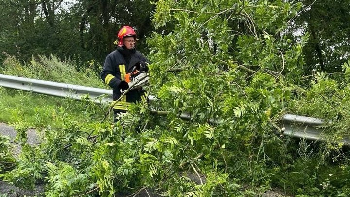 На Київщині 40 тисяч родин залишаються без світла через негоду