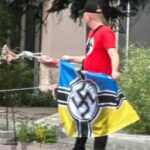 В центре Киева заметили мужчину с нацистской символикой: полиция отреагировала (фото)