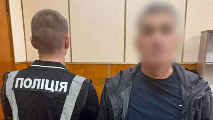 Задержанный мужчина.