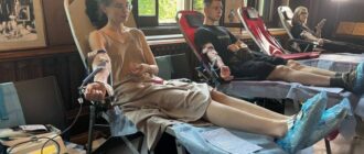 Для військових і цивільних: у столичному Музеї Ханенків провели донацію крові