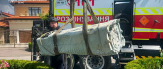 У Києві знешкодили бойову частину російської ракети, яка впала біля житлових будинків