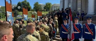 У Києві попрощалися із загиблим командиром штурмової бригади "Лють" Максимом Казбаном