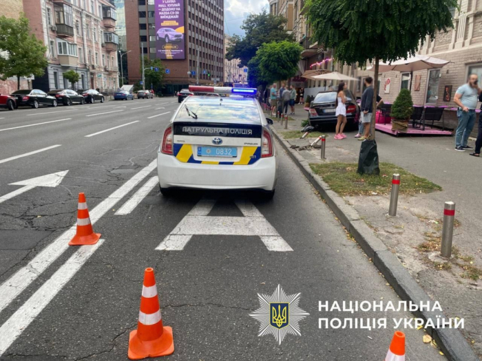 киев ДТП 1 ДТП на улице Саксаганского
