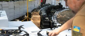 Громада Києва передала 5-й штурмовій бригаді ЗСУ чергову партію дронів
