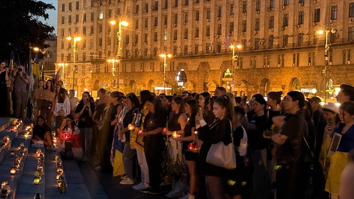 На Майдані Незалежності у Києві відбувся вечір-вшанування загиблих воїнів