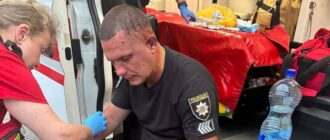 Поліцейські, які були поранені під час атаки на Київ 31 липня, досі у лікарні