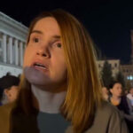 "Розыск всех СЗЧ и жесткое наказание": Безуглая пришла на митинг в Киеве и высказалась о требованиях (фото)