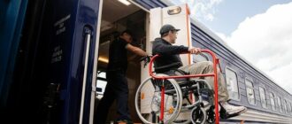 Укрзализныця представит первый безбарьерный вагон для групп пассажиров на колесном кресле