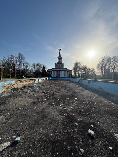 Бассейн на ВДНХ до реконструкции, ремонт бассейна на ВДНХ