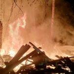 На Київщині атака РФ спричинила пожежі