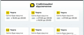 Графіки відключень електроенергії в Київській області на 24 жовтня